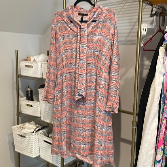 🩷Alicha Tie-Neck Plaid Dress - Picture 4 of 4